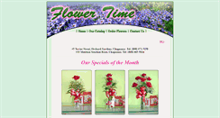 Desktop Screenshot of flowertimetrinidad.com