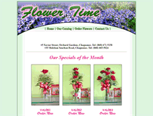 Tablet Screenshot of flowertimetrinidad.com